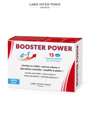 Aphrodisiaque masculin Booster Power (15 comprimés) · Laboratoire Intex-Tonic