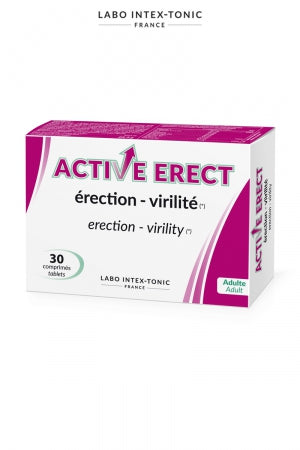 Active Erect Activateur érection (30 comprimés) · Laboratoire Intex-Tonic
