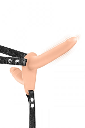 Double gode ceinture chair vibrant · Fetish Tentation