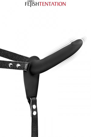 Gode ceinture noir vibrant · Fetish Tentation
