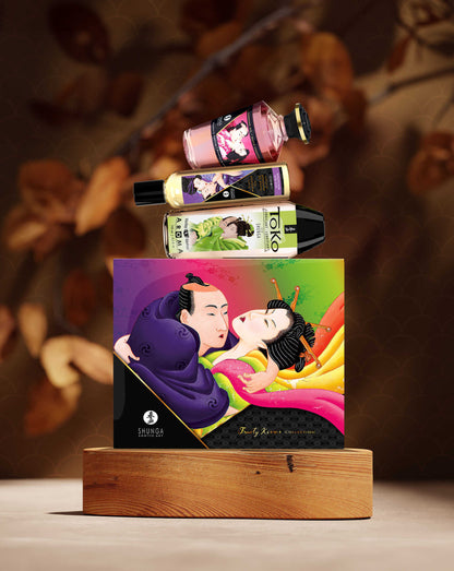 Coffret de 3 produits intimes fruités Baisers fruités Shunga