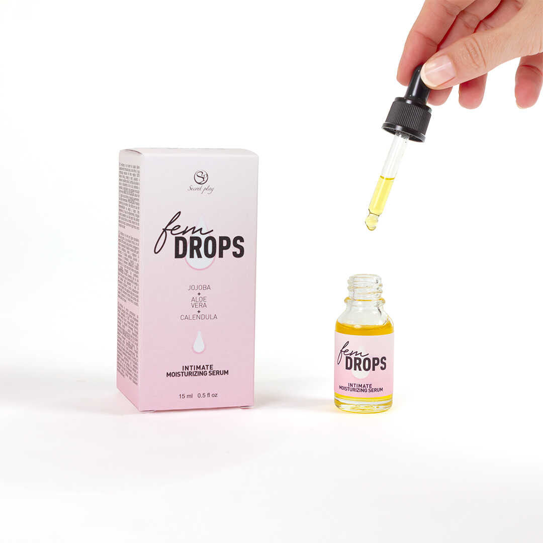 Sérum intime hydratant compte-gouttes Fem Drops Secret Play