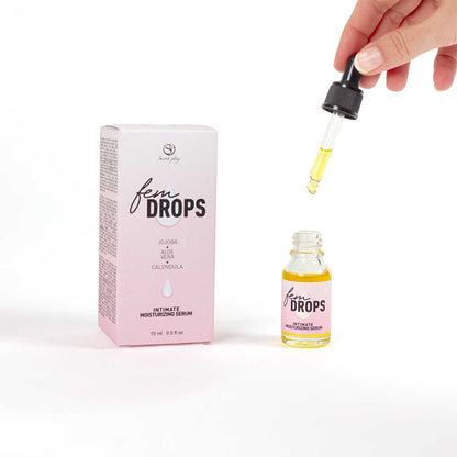 Sérum intime hydratant compte-gouttes Fem Drops Secret Play