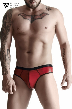 Slip rouge wetlook · Regnes