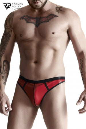 String en wetlook rouge · Regnes
