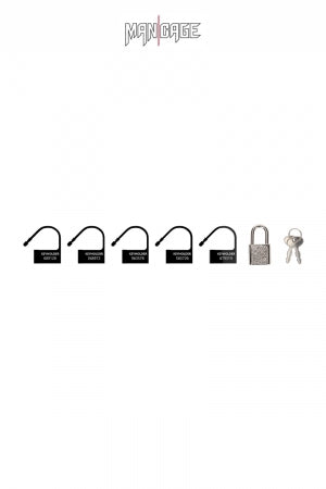 6 Cadenas noir · ManCage