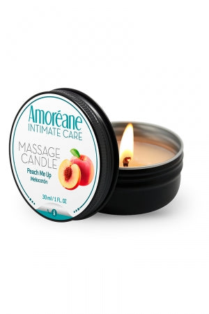 Bougie de massage pêche · Amoreane