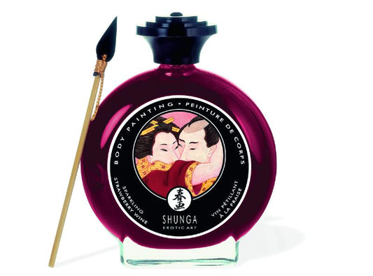 Peinture de corps embrassable Vin pétillant à la fraise · Shunga · vue 2