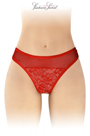 Tanga rouge ouvert Ava · Fashion Secret