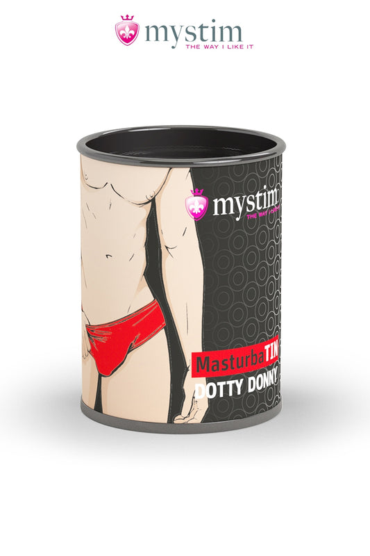 Mini masturbateur texturé MasturbaTIN Dotty Donny Mystim