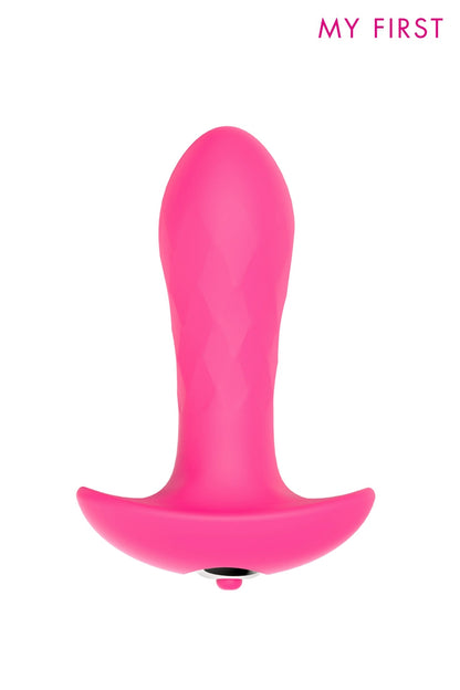 Plug anal vibrant silicone médical Hush My First