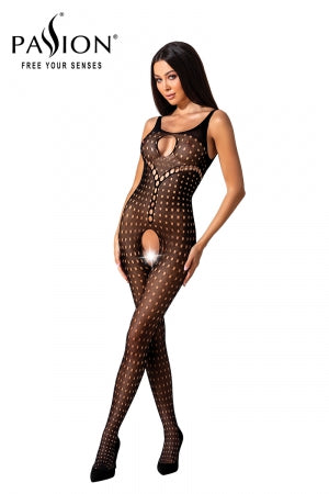 Combinaison résille Noir · Passion bodystockings