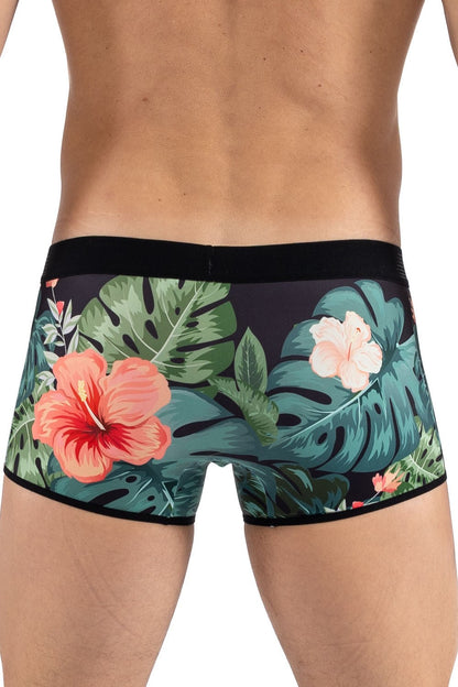 Boxer homme imprimé jungle ceinture large Arom Look Me