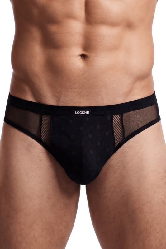 String noir semi opaque · Look Me