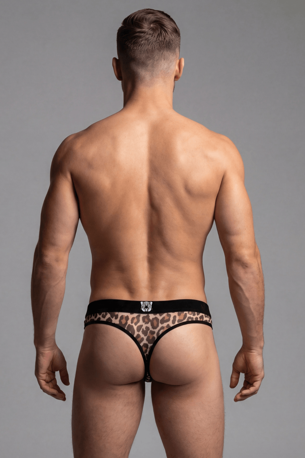String en résille imprimé léopard · Look Me · vue 4