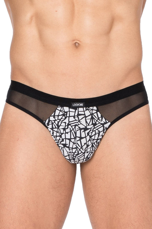 String imprimé noir et blanc New Look · Look Me · vue 2