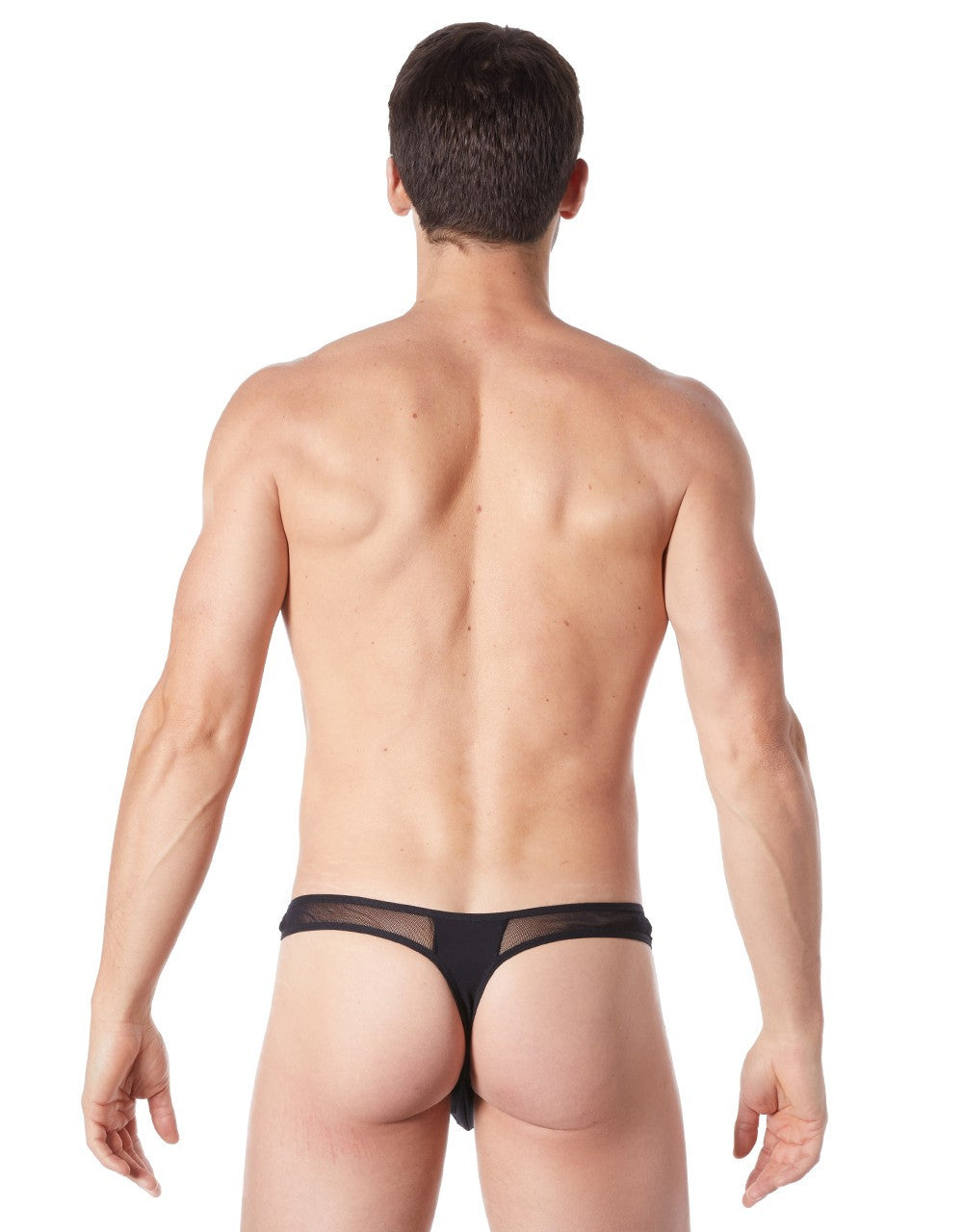 String noir sexy avec fine résille · Look Me · vue 5