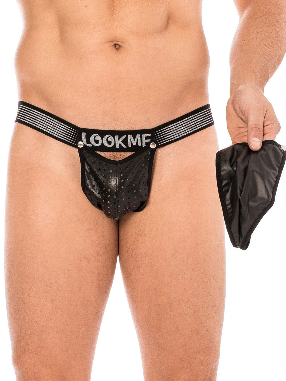 String noir NewLook cuir · Look Me