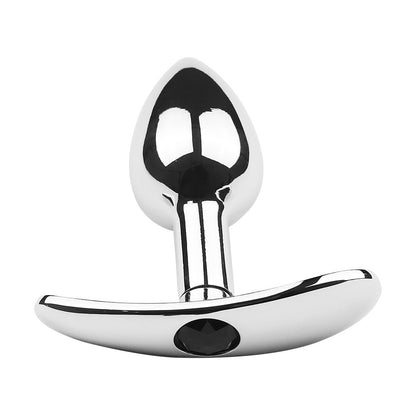 Plug interchangeable aluminium avec queue noire articulée · Dreamy Fetish · vue 2