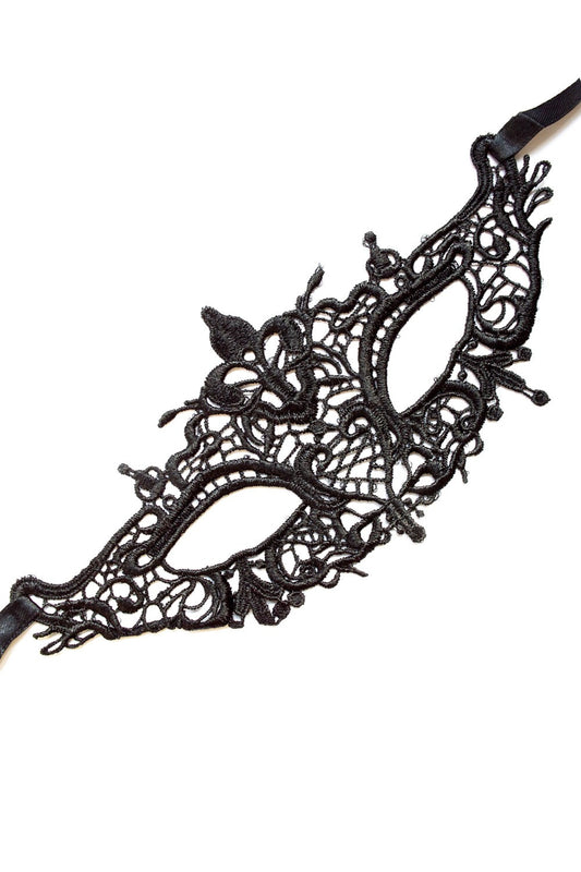 Loup de soirée brodé noir à nouer Dreamy Fetish