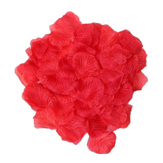 Pétales de rose rouges en soie réutilisables Dreamy Fetish