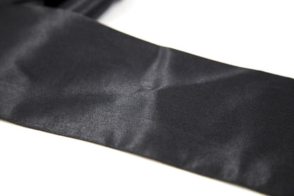 Bandeau satiné noir pour les yeux et les liens Dreamy Fetish
