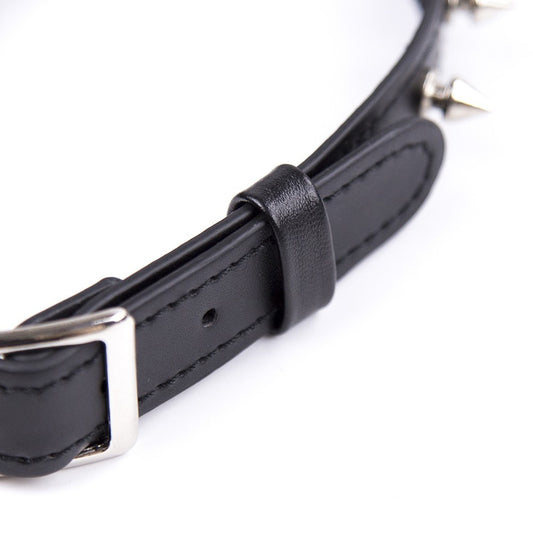 Collier réglable avec rivets en métal · Dreamy Fetish · vue 2