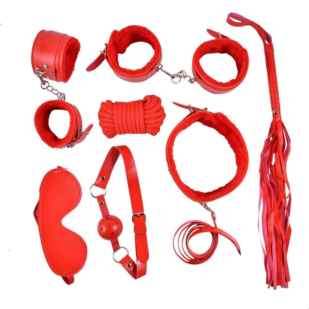 Ensemble Bondage rouge 10 pièces · Dreamy Fetish