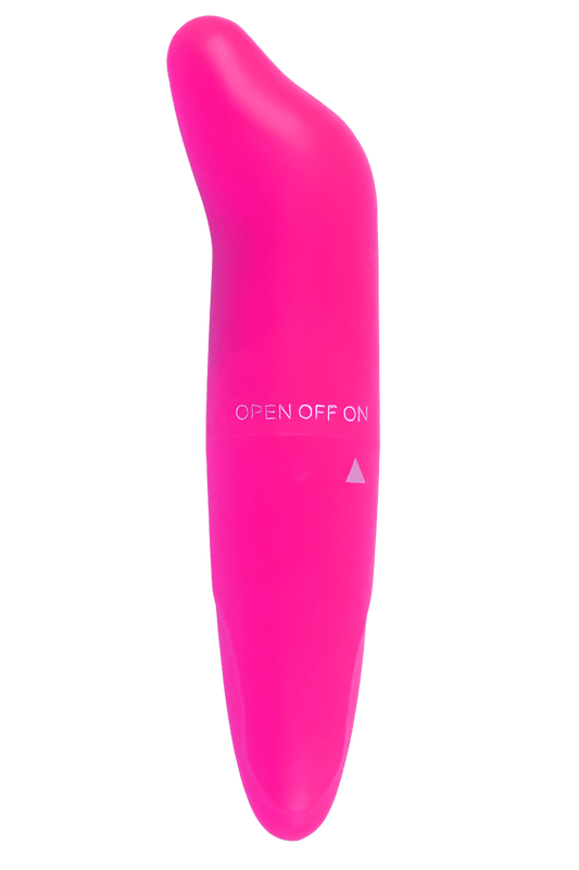 Vibromasseur Tête Incurvée Rose 1 dosette de lubrifiant · Pocket Pleasure