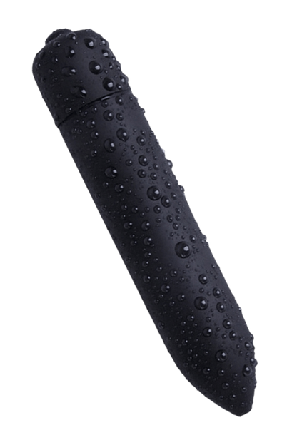 Mini Vibromasseur Bullet Noir 10 Vitesses 1 dosette de lubrifiant · Pocket Pleasure · vue 4