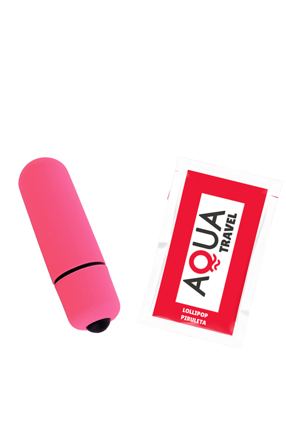 Mini Vibromasseur Bullet Rose 1 dosette lubrifiant · Pocket Pleasure · vue 3