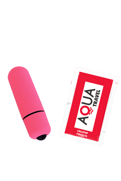 Mini Vibromasseur Bullet Rose 1 dosette lubrifiant · Pocket Pleasure · vue 3