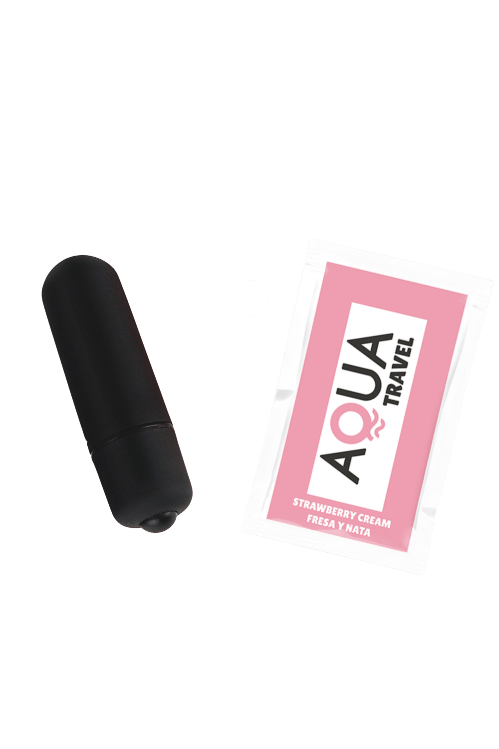 Mini Vibromasseur Bullet Noir 1 dosette lubrifiant · Pocket Pleasure · vue 3