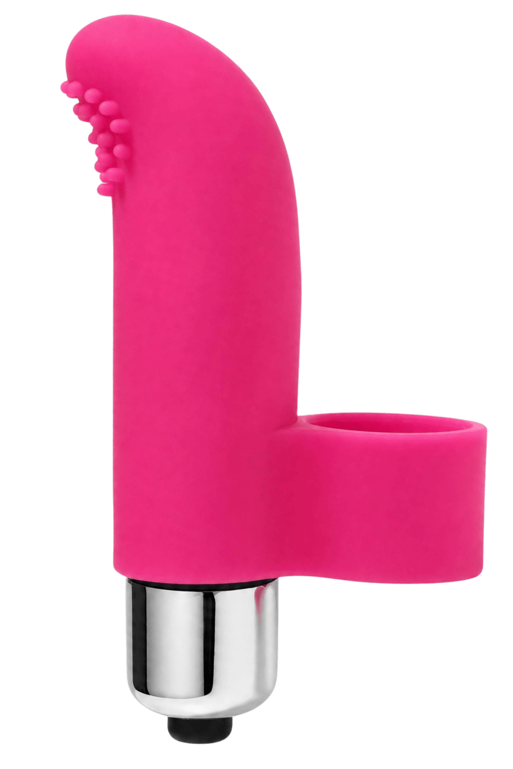 Doigt Chinois Vibrant Picots Rose 1 dosette de lubrifiant · Pocket Pleasure