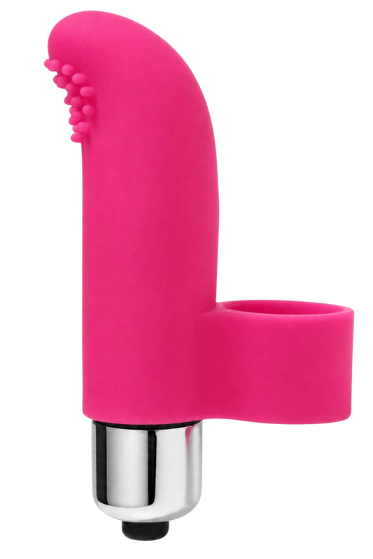 Doigt Chinois Vibrant Picots Rose 1 dosette de lubrifiant · Pocket Pleasure