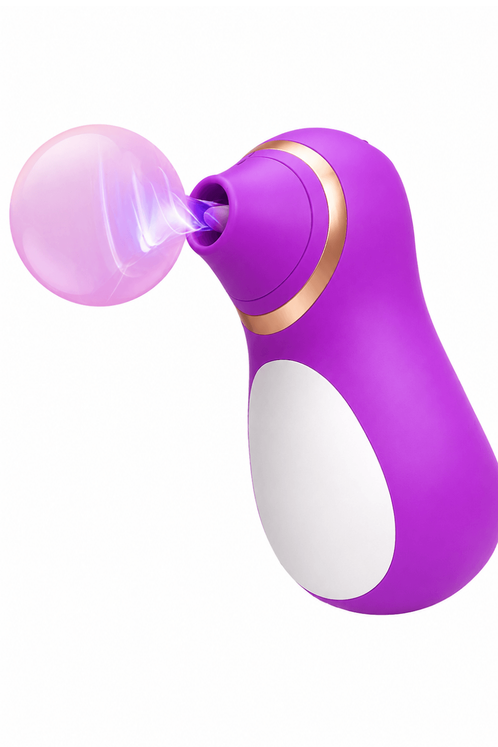 Stimulateur Clitoridien Pingouin à Langue Fuchsia 1 dosette de lubrifiant · Pocket Pleasure · vue 4