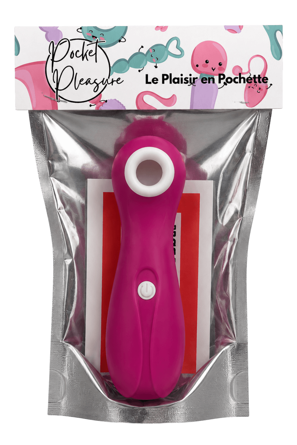 Stimulateur Clitoridien à Succion Rose 1 dosette lubrifiant · Pocket Pleasure · vue 2