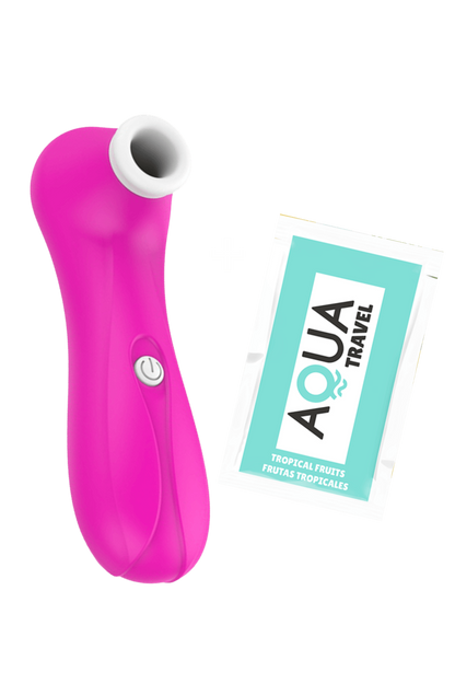Stimulateur Clitoridien à Succion Rose 1 dosette lubrifiant · Pocket Pleasure · vue 3
