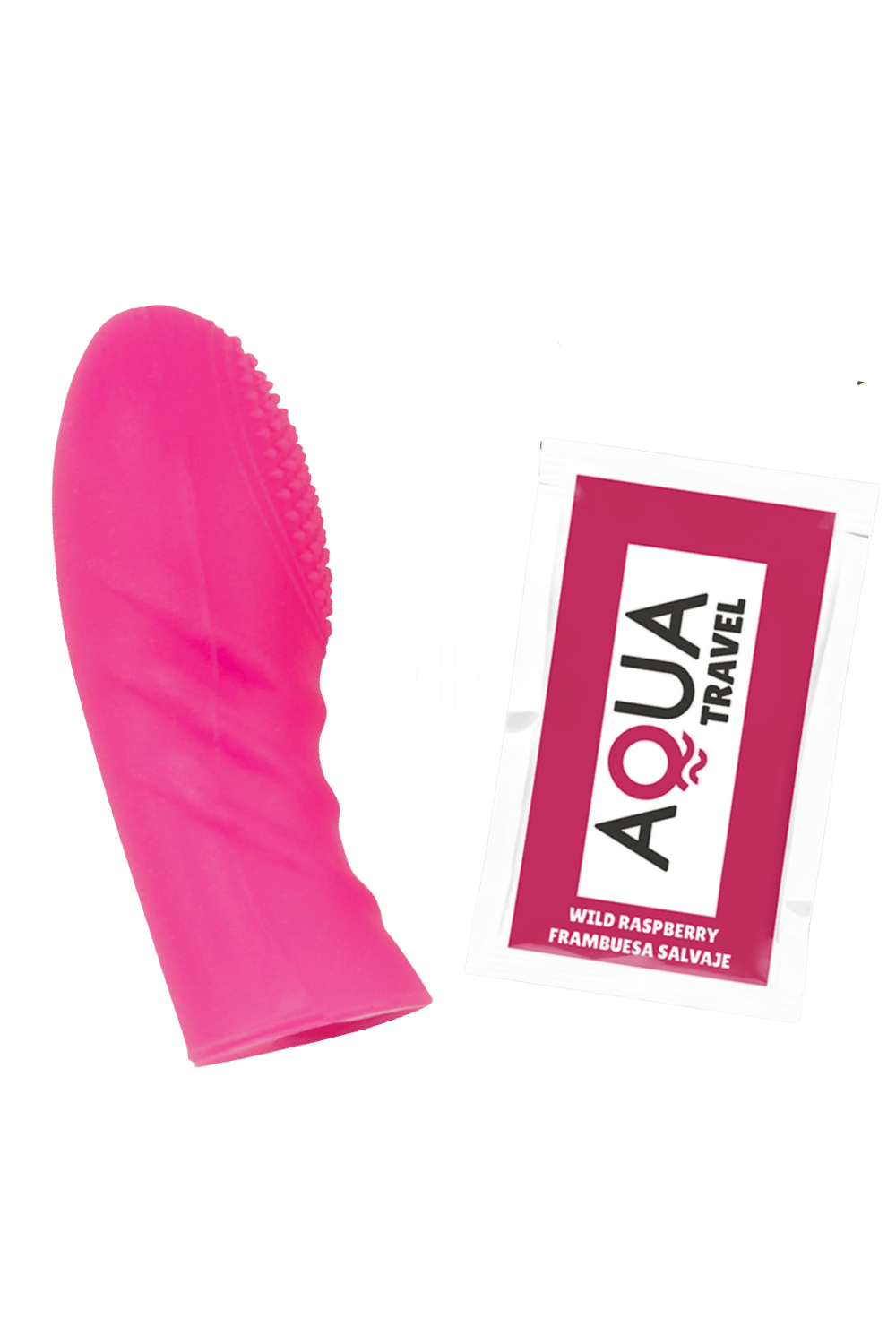 Doigt Chinois Picots Rose Silicone 1 dosette lubrifiant · Pocket Pleasure · vue 3