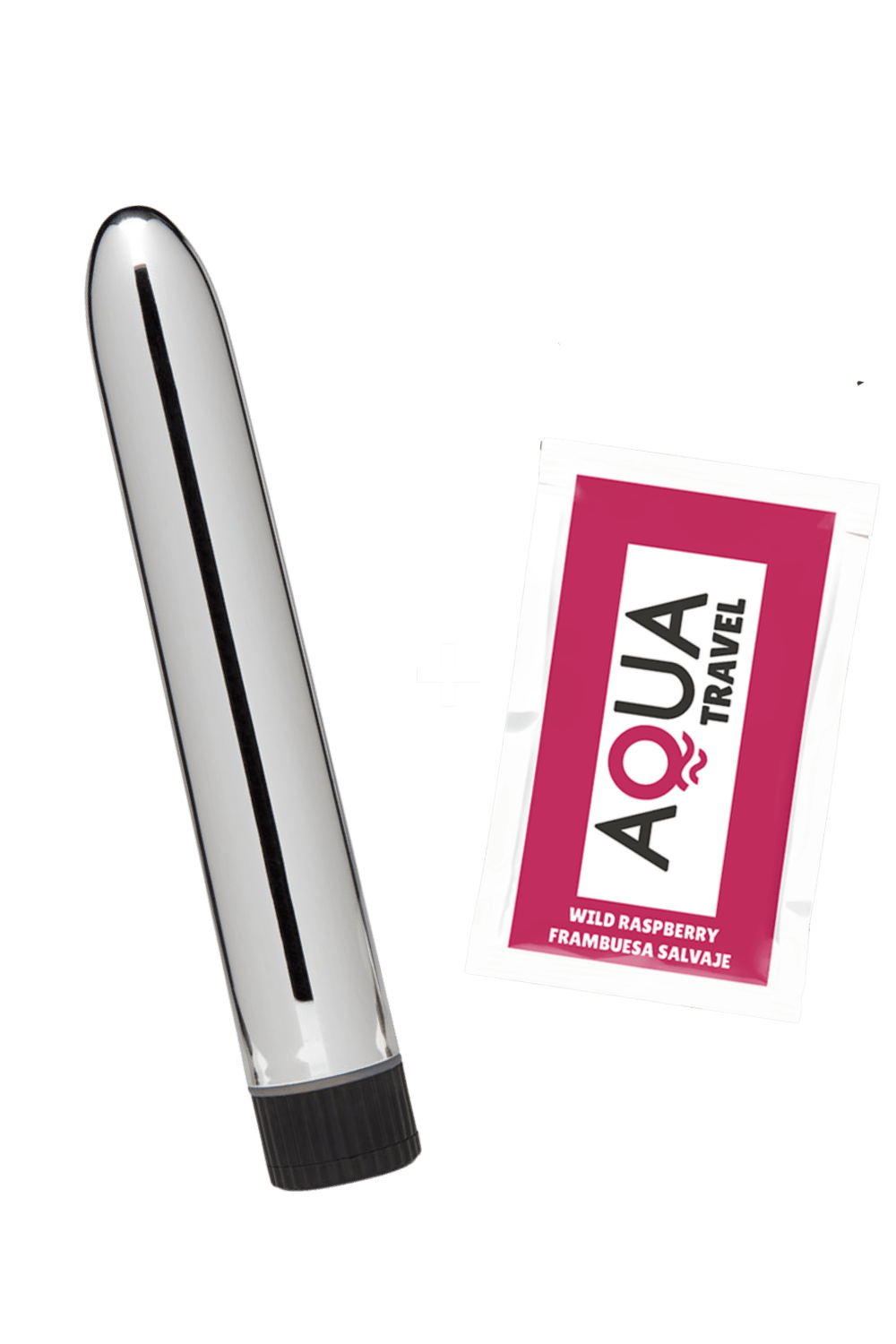 Vibromasseur Classique Argenté 1 dosette de lubrifiant · Pocket Pleasure · vue 3