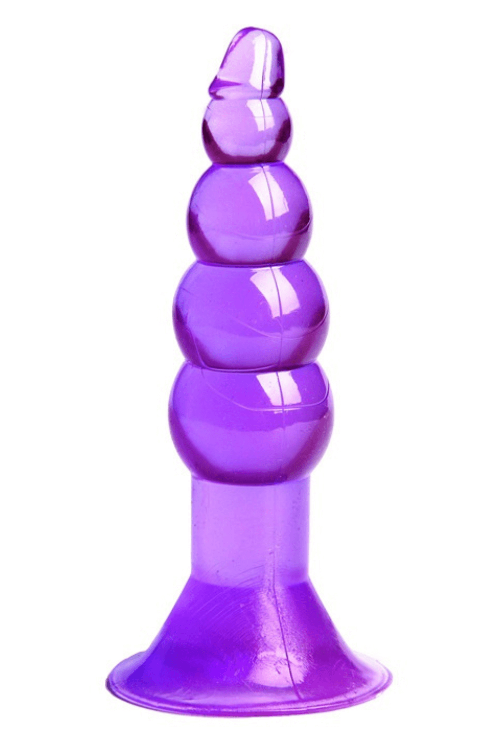 Plug Anal Ventouse Boules Jelly 11 cm dosette lubrifiant · Pocket Pleasure