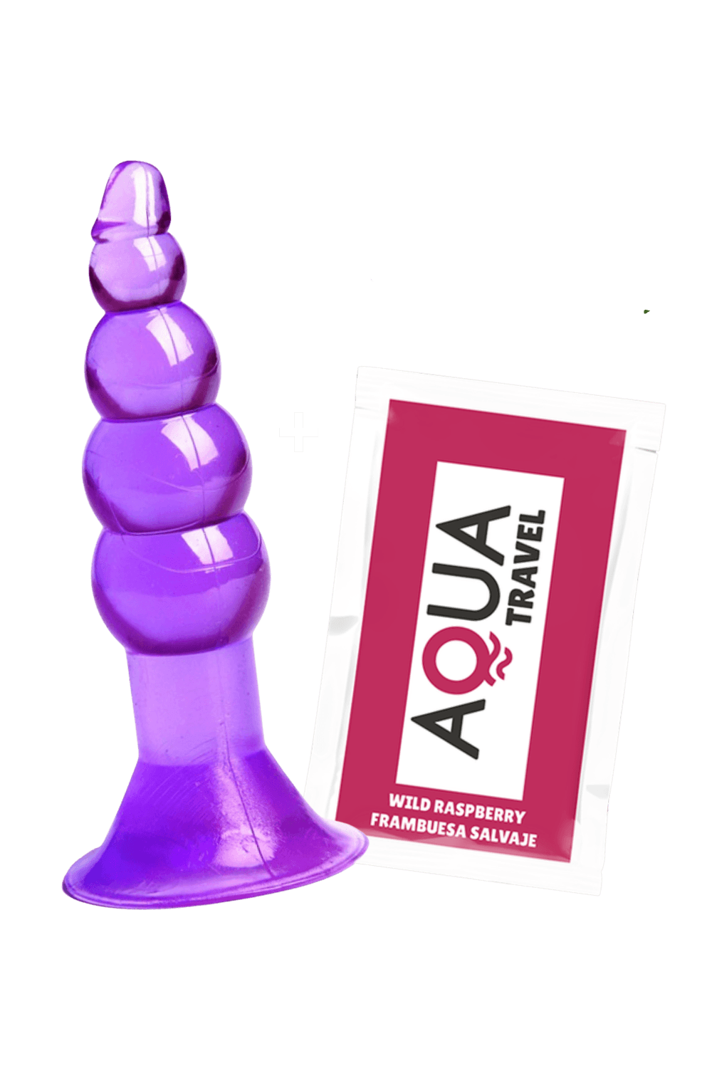 Plug Anal Ventouse Boules Jelly 11 cm dosette lubrifiant · Pocket Pleasure · vue 3