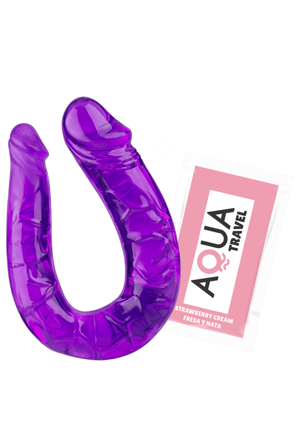 Double Dong Flexible Violet dosette de lubrifiant · Pocket Pleasure · vue 3