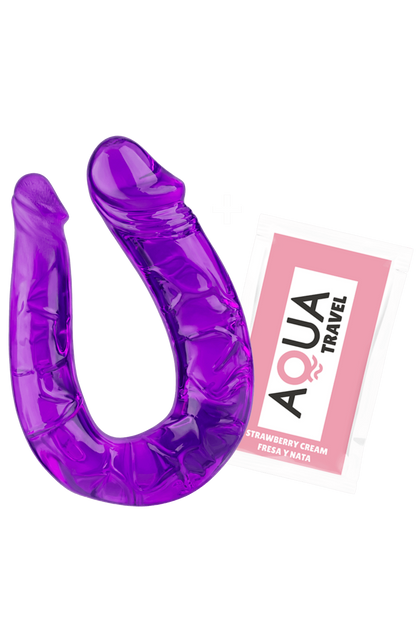 Double Dong Flexible Violet dosette de lubrifiant · Pocket Pleasure · vue 3