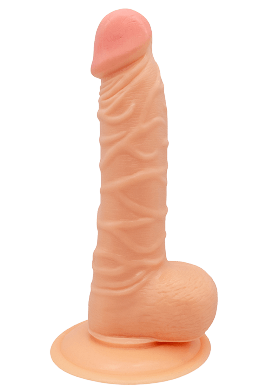 Gode Réaliste Ventouse avec Testicules 1 dosette de lubrifiant · Pocket Pleasure