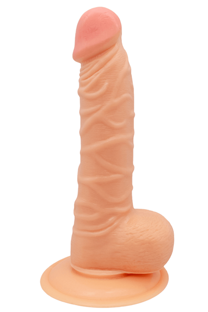 Gode Réaliste Ventouse avec Testicules 1 dosette de lubrifiant · Pocket Pleasure