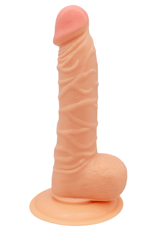 Gode Réaliste Ventouse avec Testicules 1 dosette de lubrifiant · Pocket Pleasure