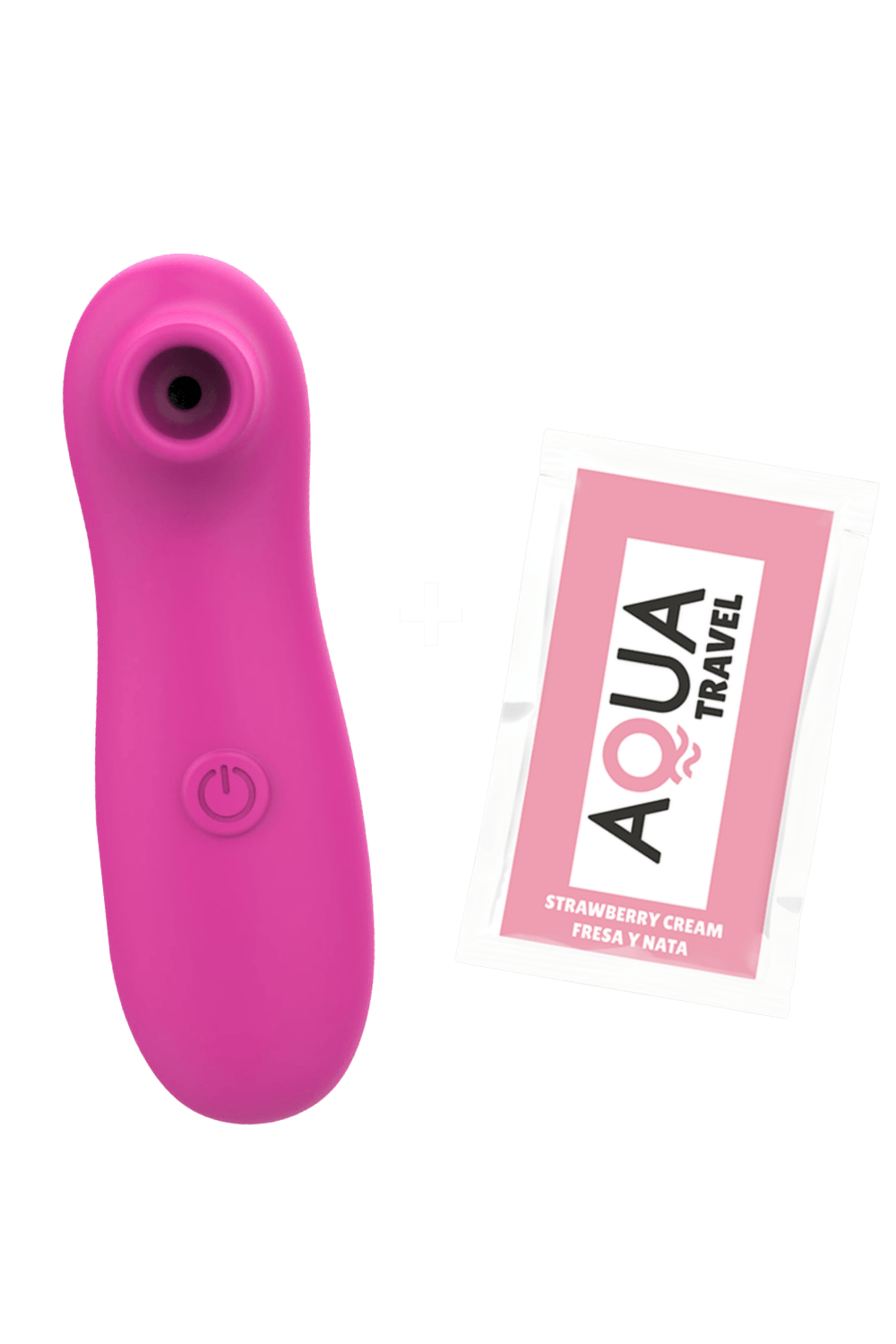 Stimulateur Clitoridien Vibrant Sans Contact Rose 1 dosette de lubrifiant · Pocket Pleasure · vue 3