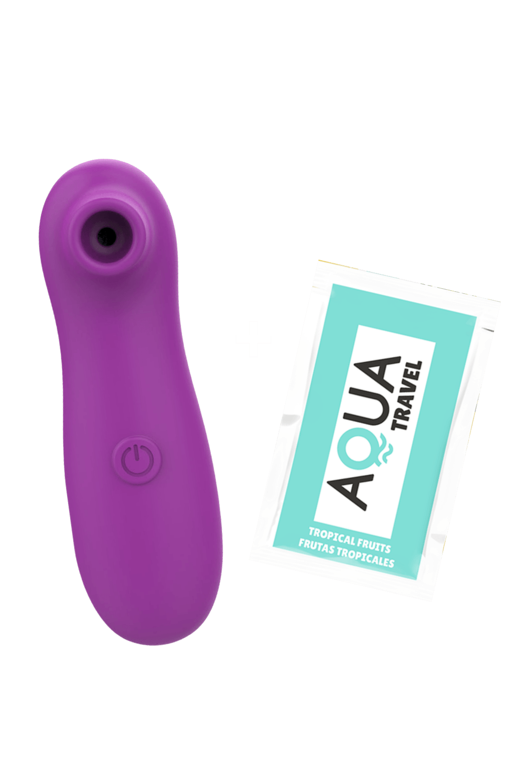 Stimulateur Clitoridien Vibrant Sans Contact Violet 1 dosette de lubrifiant · Pocket Pleasure · vue 3