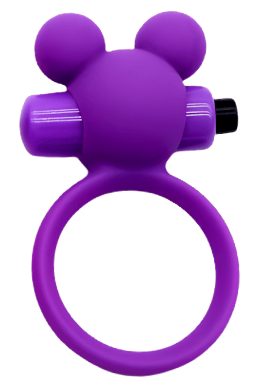 Anneau Vibrant Ourson Violet 1 dosette de lubrifiant · Pocket Pleasure